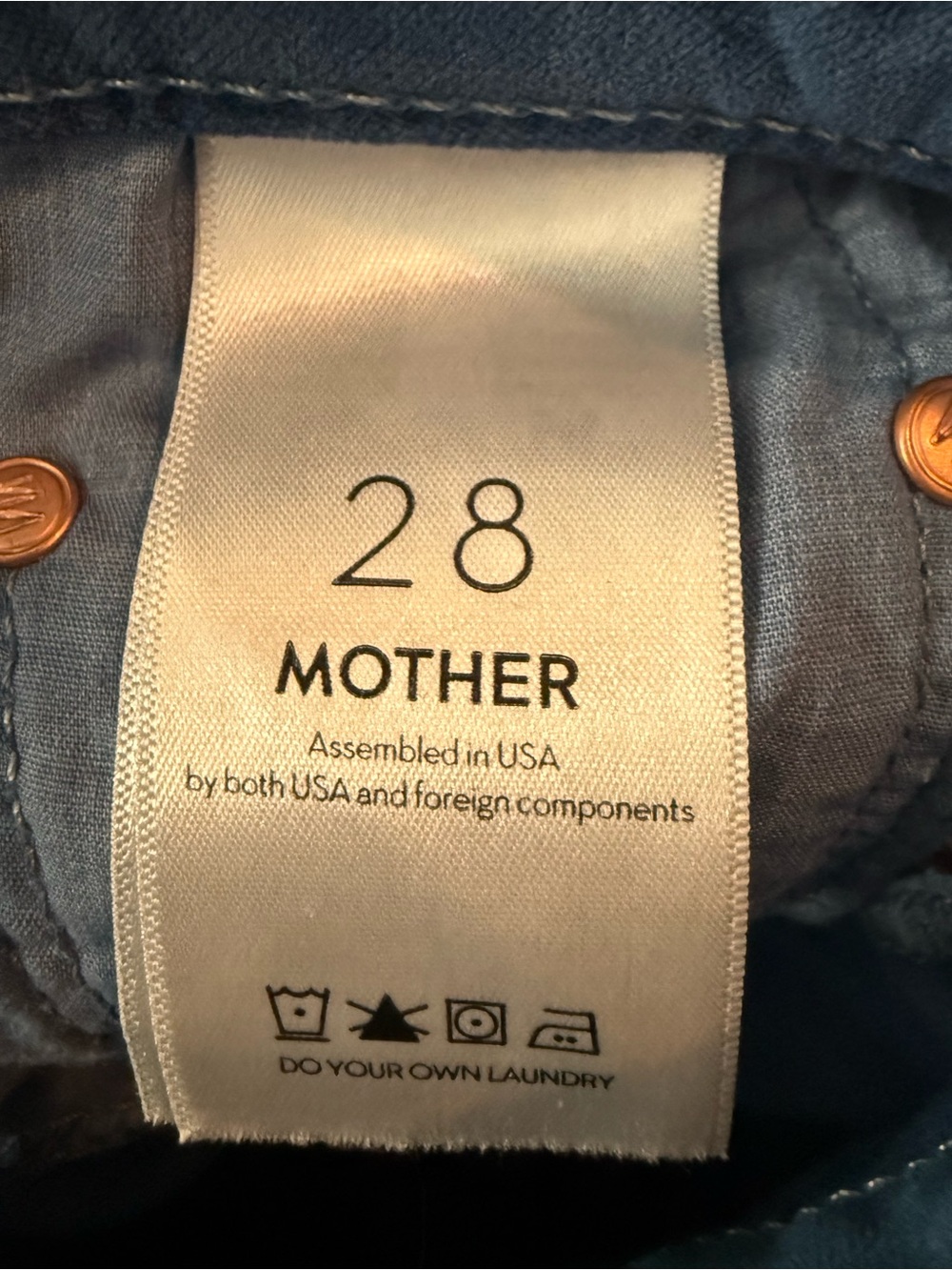 Mother Insider Ankle Lipstick And Other Stories Velvet Finish Size 28 - Picture 5 of 7